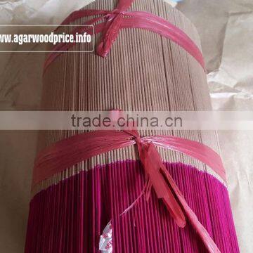 Nhang Thien Agarwood cored incense stick, high grade with pure powder, glue and bamboo stick