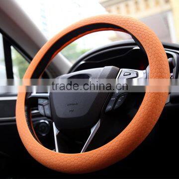 Shenzhen RYHX Car Steering Wheel Cover Soft Silicone Leather Texture (Black) photo-2
