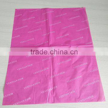 Customized Pink Tissue Paper With Different Color Logo