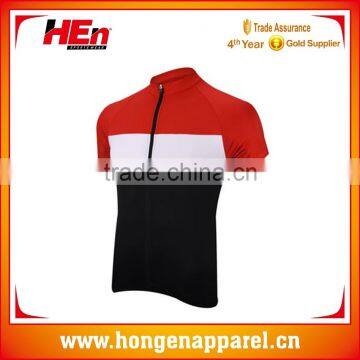 Hongen apparel red with white strip cycling clithing