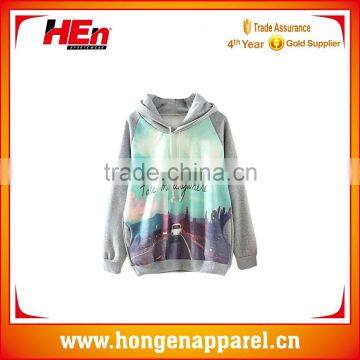 Hongen apparel Women's Sublimation Printed Hoody