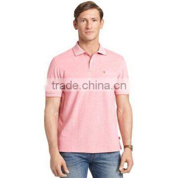 Big and Tall Solid Oxford Polo men's pink shirt