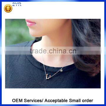 2016 Cute Elk Milu Deer Shape Jewelry New Xmas 925 Sterling Silver Necklaces photo-4