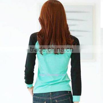 Women t - Shirt 3/4 Sleeve Raglan Baseball, 100% Cotton photo-2