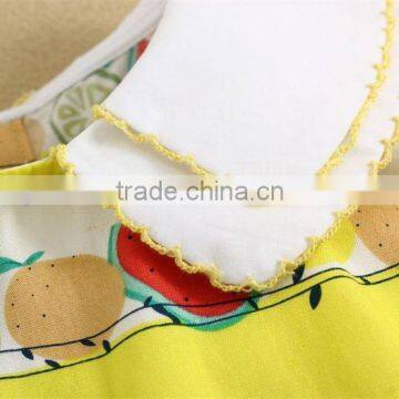 China Baby Clothes Factory Supply Baby Girls Dresses Woven Design Sleeveless photo-2