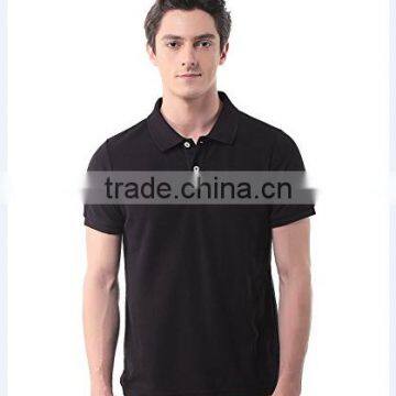 Men's Casual Classic Pure Cotton Solid Golf Short Sleeve Polo Shirt