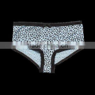 Mass Style Solid Black Moda/spandex Briefs Women Underwear