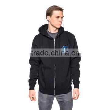 Oem New Design Logo Printed Hoodies Custom Fleece Lined Hoody Cotton Blends Fleece Hoodie With Ribbing Cuffs and Waistband photo-2
