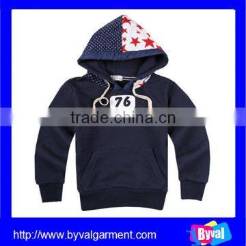 Bulk Sale Childrens Printing Hoodies Fleece Crewneck Fitted Hoodie Sweatshirts 200G photo-2