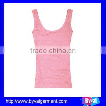 OEM Wholesale Women Breathable Apparel Dry Fit Sleeveless Polyester Shirt photo-5