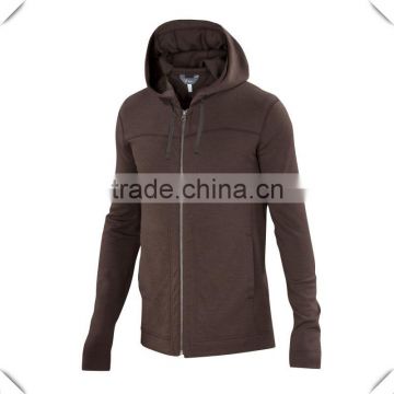 custom men outdoor fishing and sports mid-weight full zip performance long sleeve hoody