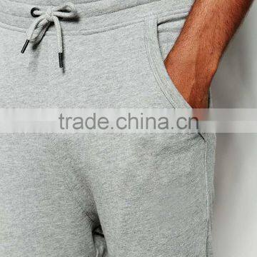 50 Cotton and 50 Polyester Drop Crotch Fitted Joggers for Man photo-3