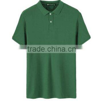 Men's T-shirt in the Summer Comfortable Pure Color Cotton Short Sleeve Polo Shirt photo-2