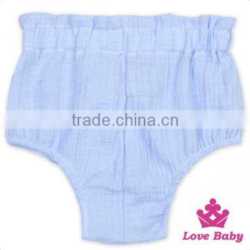 China Yiwu Cheap Bordeaux Plain Free Newborn Toddle Unisex Shorts Style Diaper Panties photo-4