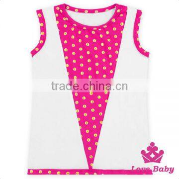 Hot Selling Summer Baby Cotton Vest Wholesale Baby Clothes Top,baby Flutter Tank Top photo-2