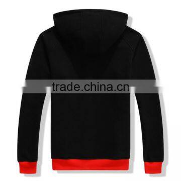 Wholesale High Quality Cotton Polyester Fleece Fashion Men Plain Zipper Gym Custom Hoodies photo-2