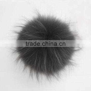 Myfur Colorful Dyed Raccoon Fur Pom Puff Hat Accessory Pompoms photo-2