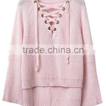 EY0851S New Style 2016 Women Fashion V-Neck Knitted Pullover Sweater photo-4