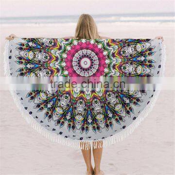 alson drop shipping Yoga Mat sunscreen shawl wrap skirt tassels cotton beach towel