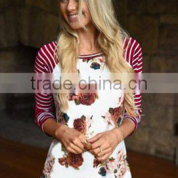 Long Sleeve Tunics Tops Tee Loose Casual Blouse Crewneck