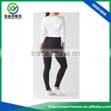 High Quality Black Color Good Stretch Womens Slim Fit Yoga Pants Gym Track Pants photo-2