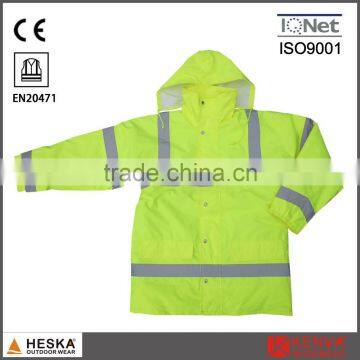 Custom Workwear Oxford hi Vis Safety Winter 3m Jacket photo-2