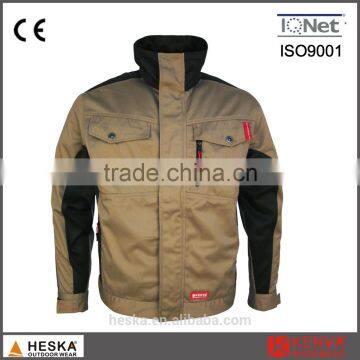 Hot selling men workwear jacket with polyester cotton