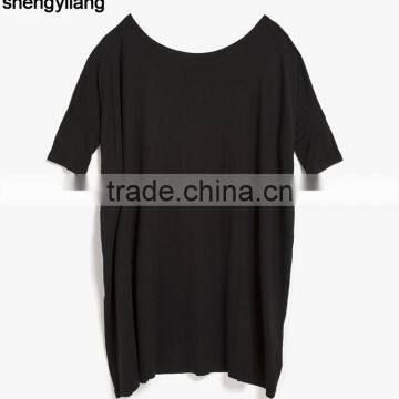 2016 Wholesale Bulk Blank T-shirts Custom High Quality 95% Bamboo 5% Spandex Oversized Bamboo T-shirts photo-3