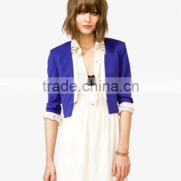 Ladies' Cropped Open Blazer