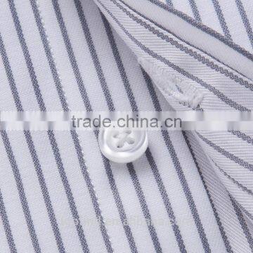 Classic High Quaity Striped Mens Matched Different Collar and Cuff Shirt for Oem photo-3