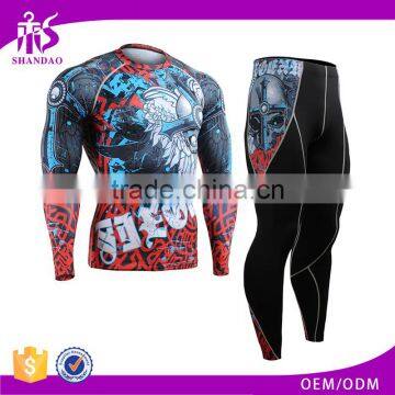 Guangzhou Shandao Cheap Hot Sale Whole Printing Set Long Sleeve With Pants xtreme sportswear