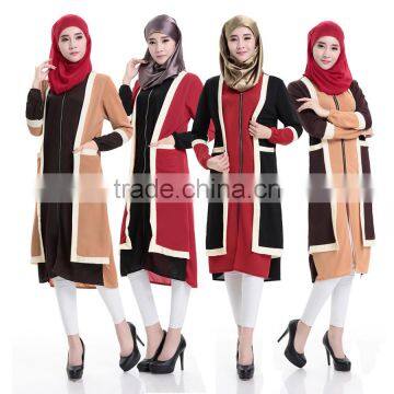 2017 new arrival abaya turkish muslim clothing women 5 Colors Available