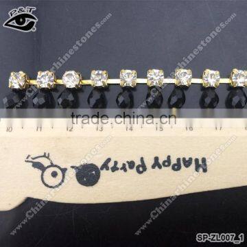 New Design Rhinestone Beaded Trim Acrylic Rhinestone Chains photo-2