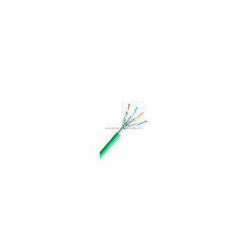 High Speed FTP Cat 7 Network Cable 4 Pair 22AWG Green 305 m/roll