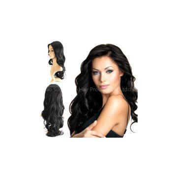 Sunnymay Wigs Hotselling Body Wave Natural Color Peruvian Virgin Human Hair Lace Front/full Lace Wigs With Baby Hair