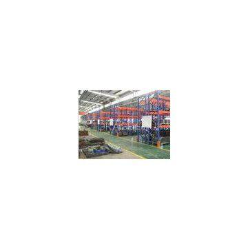 Steel Heavy Duty Pallet Racking system , Blue / Orange selective pallet rack