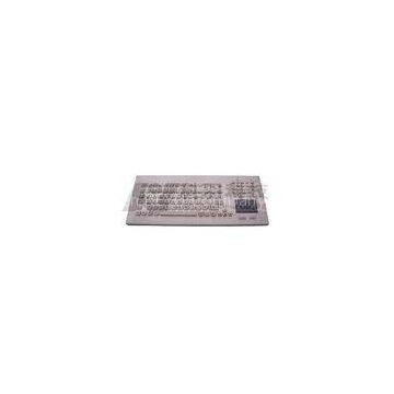 104 Keys Metal Industrial Keyboard With Touchpad , Numeric Keypad For Public