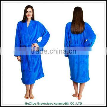 Factory OEM Women Microfiber Bathrobe Long sleeve couples robes microfiber bathrobe shower robe