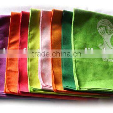 ultra soft and think microfiber towel logo