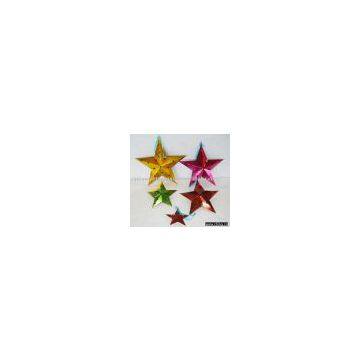 Christmas hanging Stars sets of 5pcs.