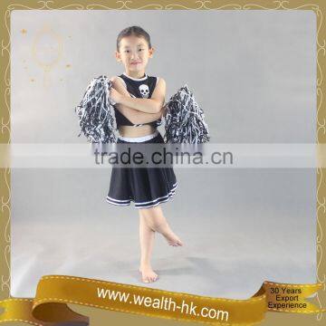 Skull Print Kids Cheerleading Costume Dress