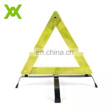 CE E-mark Emergency kit yellow safety reflector Reflective warning triangle