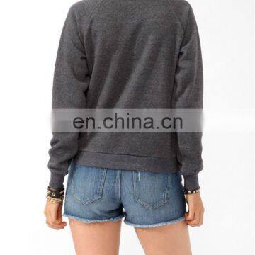 CHEFON Reckless Love Cozy Fleece Knit Heathered Pullover CH0049 photo-3