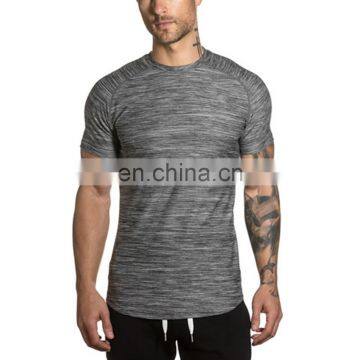 scoop bottom fitness clothing fitted t-shirt