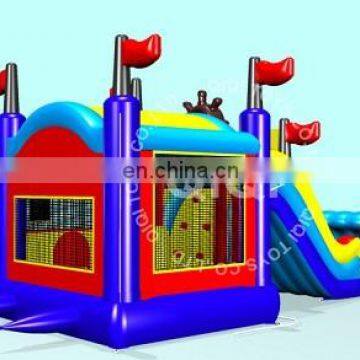 Flags Inflatable Bouncer Jumping Castle Combo For Kids photo-2