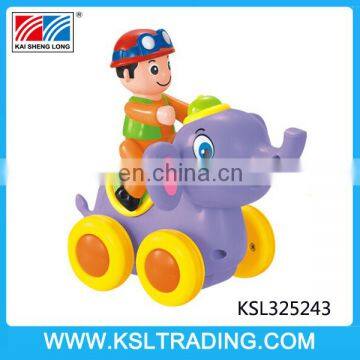 Wholesale plastic toys friction power cartoon animal car