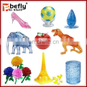 Children intelligent gift toy lingzhi 3d crystal puzzle