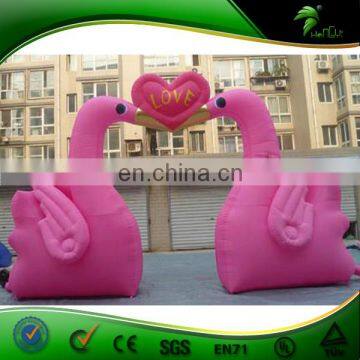 Pink Inflatable Wedding Arch / Oxford Or PVC Inflatable Arch photo-3