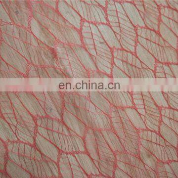 Best Selling Polyester Maple Leaf Mesh Fabric for Flower Package Flower Wrapping Tulle photo-2
