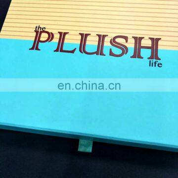 Handmade Custom Clothes Packaging Box With Velvet Inside Luxury Clothing Packaging Box photo-6